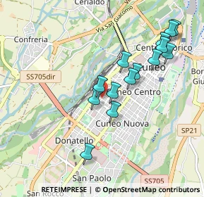 Mappa Via Giacomo Matteotti, 12100 Cuneo CN, Italia (0.915)