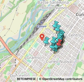 Mappa Via Giacomo Matteotti, 12100 Cuneo CN, Italia (0.3765)