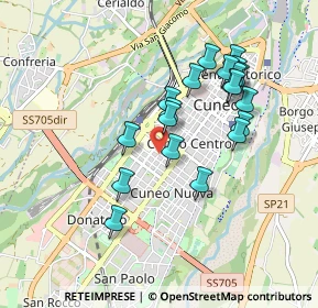 Mappa Via Quintino Sella, 12100 Cuneo CN, Italia (0.853)