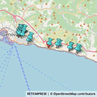 Mappa Passo Paveranetti, 16166 Genova GE, Italia (4.541)