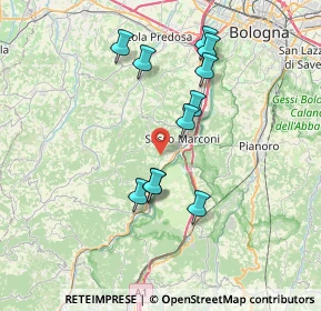 Mappa Via Rio Maggiore, 40037 Sasso Marconi BO, Italia (6.83545)