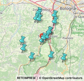 Mappa Via Rio Maggiore, 40037 Sasso Marconi BO, Italia (6.41063)