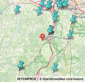 Mappa Via Rio Maggiore, 40037 Sasso Marconi BO, Italia (10.8975)