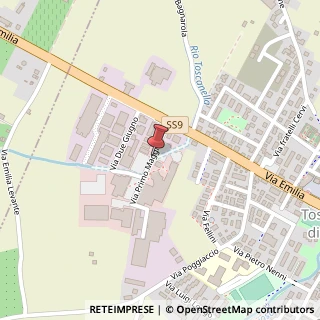 Mappa Via Primo Maggio, 9/11, 40060 Dozza, Bologna (Emilia Romagna)