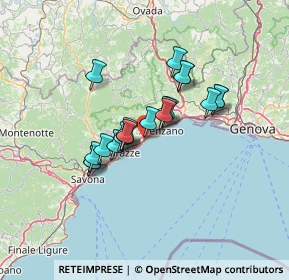 Mappa Via Miramare, 16016 Cogoleto GE, Italia (10.0955)