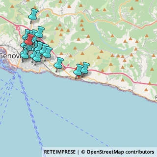 Mappa Via Guglielmo Oberdan, 80010 Genova GE, Italia (5.2745)
