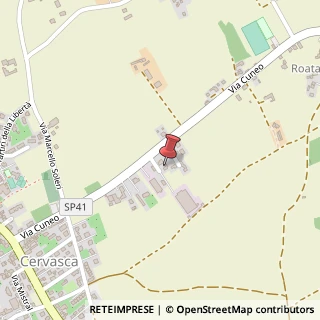 Mappa Via Cuneo, 18/A, 12010 Cervasca, Cuneo (Piemonte)