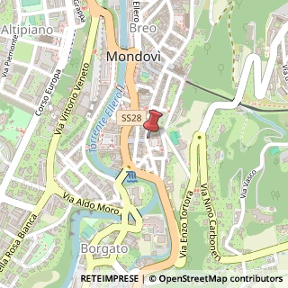Mappa Via Piandellavalle, 1, 12084 Mondovì, Cuneo (Piemonte)