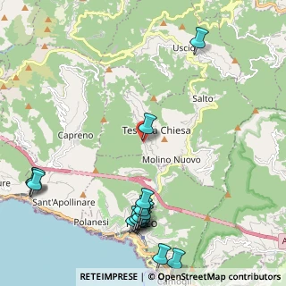Mappa Via Arbora, 16030 Avegno GE, Italia (2.9125)