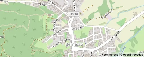 Mappa Bernezzo
