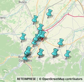 Mappa Via Emanuela Loi, 12100 Cuneo CN, Italia (6.0265)