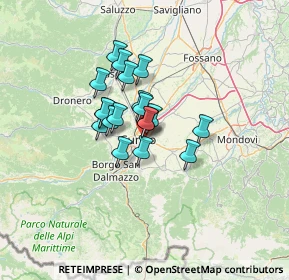 Mappa Via Emanuela Loi, 12100 Cuneo CN, Italia (8.53526)
