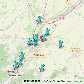 Mappa Via Bisalta, 12100 Cuneo CN, Italia (3.74917)