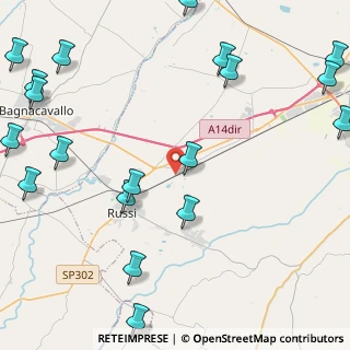 Mappa Via Guglielmo Oberdan, 48026 Godo RA, Italia (6.6425)