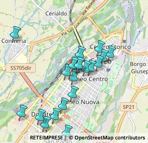 Mappa Via Silvio Pellico, 12100 Cuneo CN, Italia (0.885)