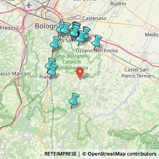 Mappa Strada Comunale S. Leo, 40064 Ozzano dell'Emilia BO, Italia (8.3675)