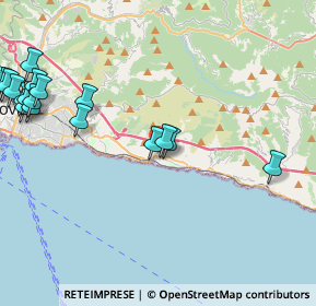 Mappa 16167 Genova GE, Italia (5.78556)