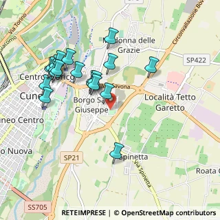 Mappa Piazza Giovan Luigi Pascale, 12100 Cuneo CN, Italia (1.004)
