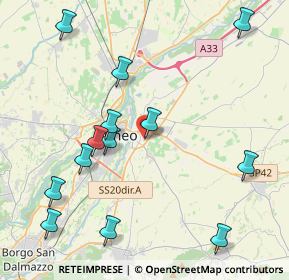 Mappa Via Giulia Mereu, 12100 Cuneo CN, Italia (4.84462)