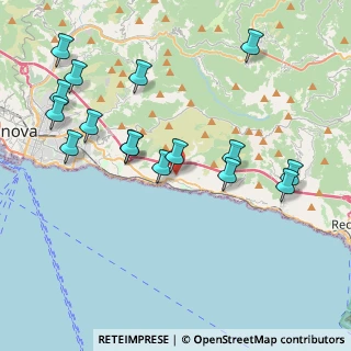 Mappa Via Croce di Ferro, 16167 Genova GE, Italia (4.4825)