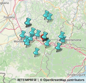 Mappa Via Pallavicino, 12073 Ceva CN, Italia (10.893)