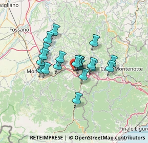 Mappa Via San Pietro, 12073 Ceva CN, Italia (10.0295)