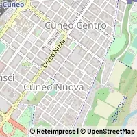 Mapa Cuneo