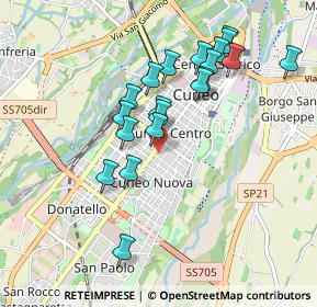 Mappa Ingresso Androne Carraio, 12100 Cuneo CN, Italia (0.879)