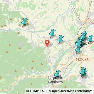 Mappa Via Martiri della Libertà, 12010 Cervasca CN, Italia (6.0705)