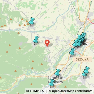 Mappa Via Martiri della Libertà, 12010 Cervasca CN, Italia (6.04316)