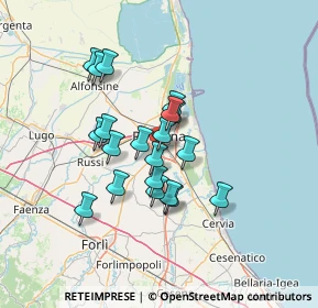 Mappa Via Monsignor Renato Casadio, 48124 Ravenna RA, Italia (10.981)