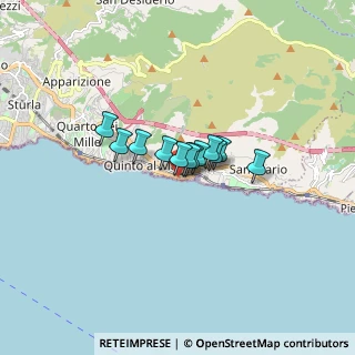Mappa Passo di Moglia, 16167 Genova GE, Italia (0.85667)