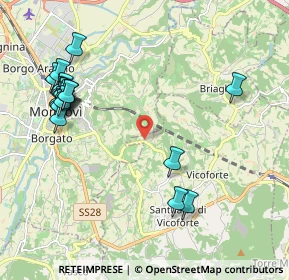Mappa Strada di Santa Maria, 12080 Mondovì CN, Italia (2.466)