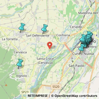 Mappa Via Panin, 12010 Cervasca CN, Italia (3.0325)