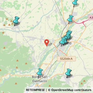 Mappa Via Panin, 12010 Cervasca CN, Italia (5.40077)