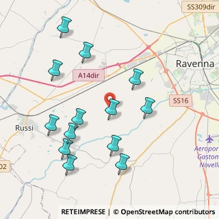 Mappa Via T.Galimberti, 48026 Russi RA, Italia (4.32538)