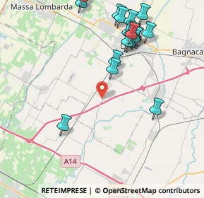 Mappa Via Giovanni Amendola, 48032 Barbiano RA, Italia (4.765)