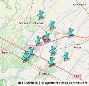 Mappa Via Giovanni Amendola, 48032 Barbiano RA, Italia (7.075)