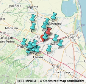 Mappa Via Madonna di Genova, 48032 Cotignola RA, Italia (10.2235)