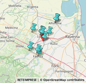 Mappa Via Madonna di Genova, 48032 Cotignola RA, Italia (8.85545)