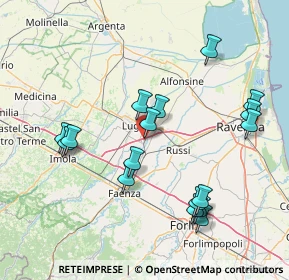 Mappa Via N. Baldini, 48032 Cotignola RA, Italia (16.47235)