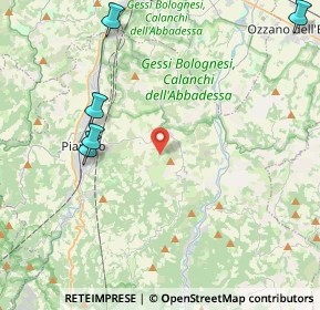 Mappa Via Zena, 40065 Pianoro BO, Italia (7.25615)