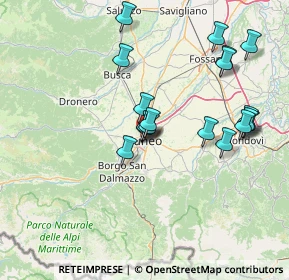 Mappa Via Camillo Benso Cavour, 12100 Cuneo CN, Italia (14.59389)