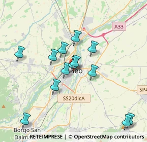 Mappa Via Camillo Benso Cavour, 12100 Cuneo CN, Italia (3.70538)