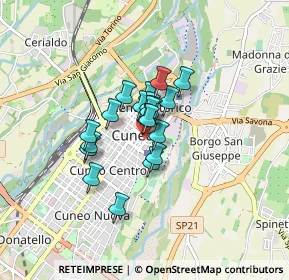 Mappa Via Camillo Benso Cavour, 12100 Cuneo CN, Italia (0.507)