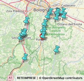 Mappa Via Casino, 40065 Pianoro BO, Italia (7.58526)