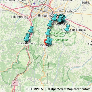 Mappa Via Casino, 40065 Pianoro BO, Italia (7.912)