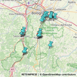 Mappa Via Casino, 40065 Pianoro BO, Italia (7.2275)