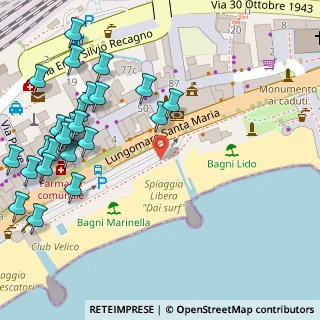Mappa Lungomare Santa Maria, 16016 Cogoleto GE, Italia (0.08846)