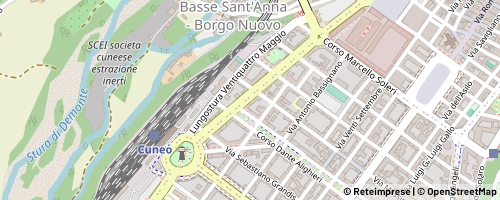 Mappa Cuneo